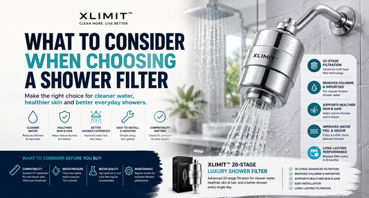 XLIMIT What to Consider When Choosing a Shower Filter article hero