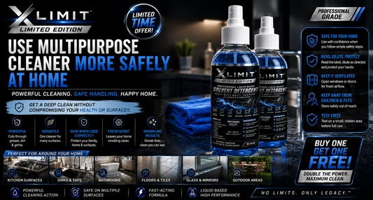 XLIMIT Limited Edition multipurpose cleaner safer home cleaning article hero