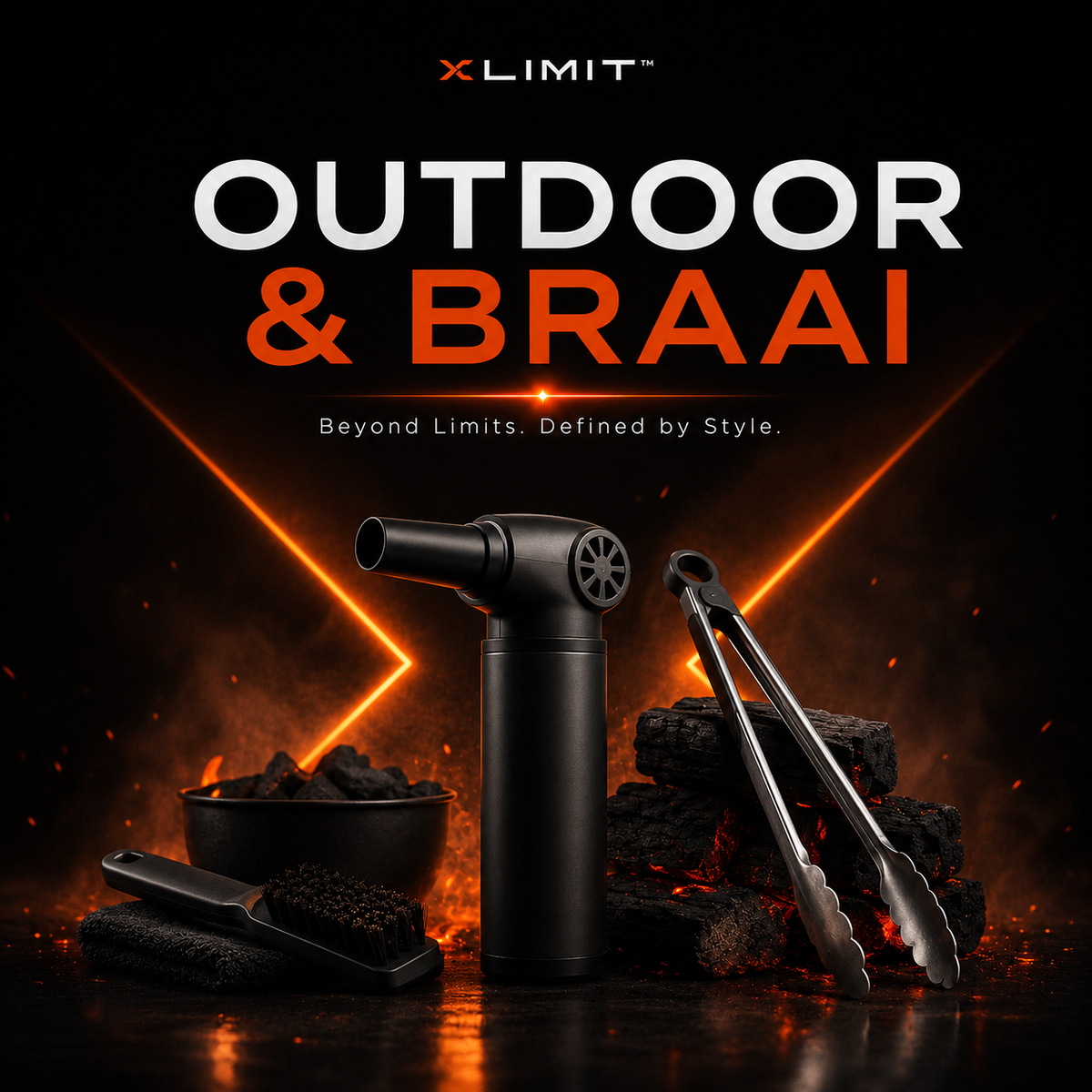 XLIMIT Outdoor and Braai collection hero poster