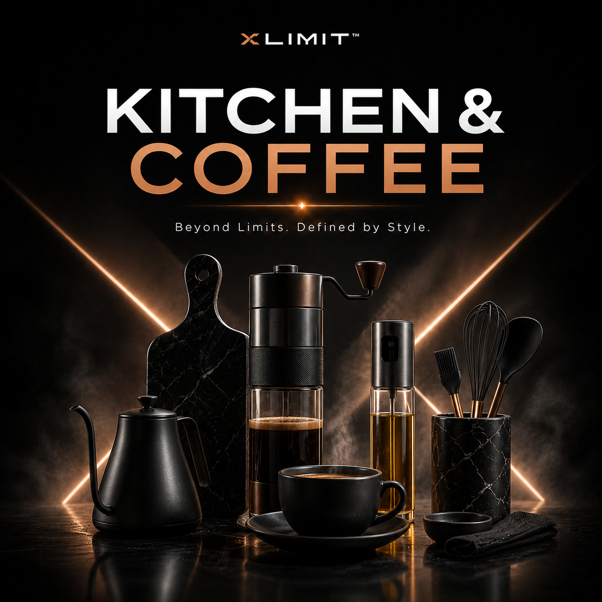 XLIMIT Kitchen and Coffee collection hero poster