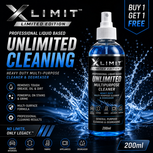 XLIMIT Unlimited Multipurpose Cleaner 200 ml Buy 1 Get 1 Free cleaning solution for dirt grease grime and stubborn messes