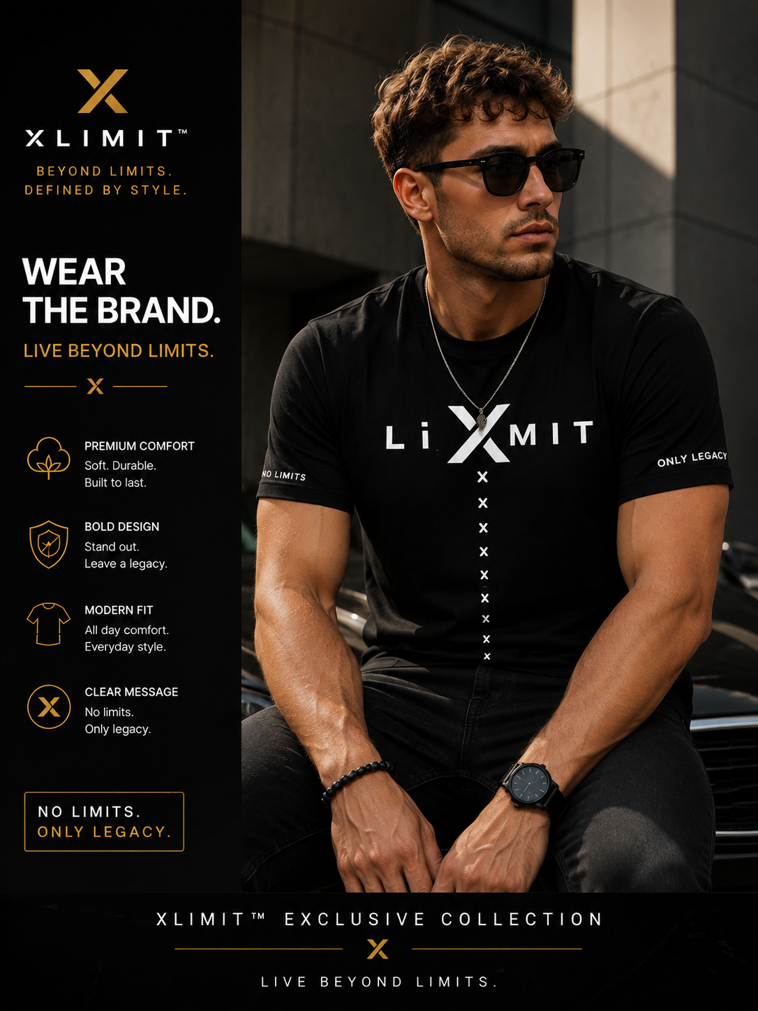XLIMIT X Mark T-Shirt product detail