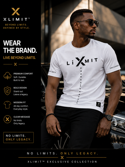 XLIMIT X Mark T-Shirt black and white streetwear