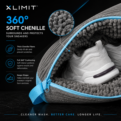XLIMIT sneaker washing bag designed for machine washing sneakers
