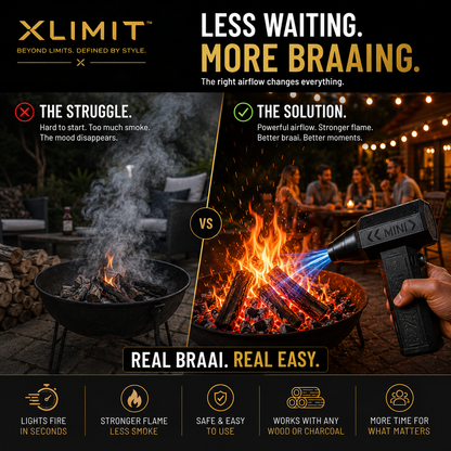 XLIMIT™ Braai Buddy™ cordless fire blower product image